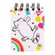 Блокнот Sketch animal Happy cat, А7, 100 аркушів у лінію, подвійна спіраль, з пластиковою кишенею, YES 4820253263696 зображення 1 з 2