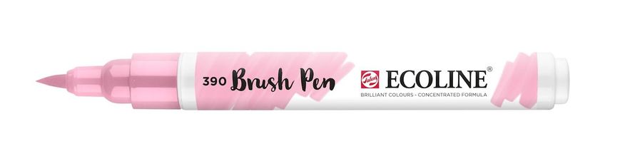 Кисть-ручка Ecoline Brushpen (390), Пастельный розовый, Royal Talens