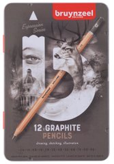 Набір графітних олівців EXPRESSION 12 штук, Bruynzeel