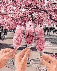 Картина по номерам Весна в бокала ©Оксана Воробей, 40x50 см, Brushme
