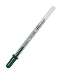 Ручка гелевая, GLAZE 3D-ROLLER, Зеленый темный, Sakura