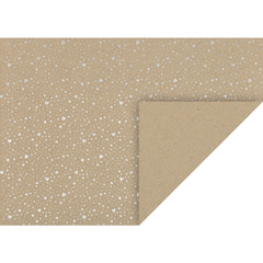 Крафт-картон для дизайну Серця А4, 21х29,7 см, 220г/м², срібний, Heyda