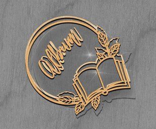Заготовка для мега шейкера Кругла рамка - Книга, 20x20 см, крафт, Fabrika Decoru