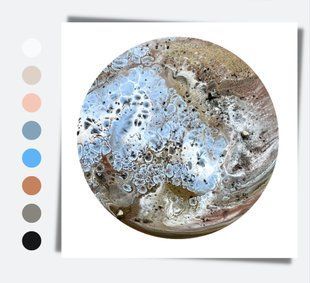 Набор Big Fluid Art Box Коричневые оттенки (2 картины), 30 см