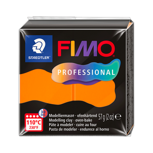 Пластика Professional, оранжевая, 57 г, Fimo