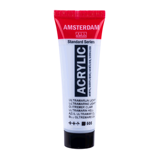 Краска акриловая AMSTERDAM, (505) Ультрамарин светлый, 20 мл, Royal Talens