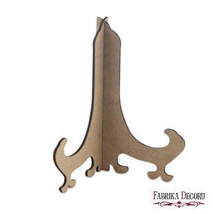 Підставка для плоского декору Завитки L №076, 12,2х12,2х20 см, МДФ, Fabrika Decoru