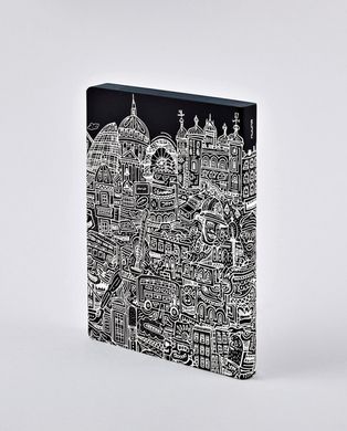 Блокнот Graphic L, London, 16,5х22 см, 120 г/м², 128 листов, Nuuna