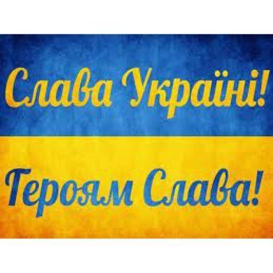Алмазная вышивка Слава України 40x30 см