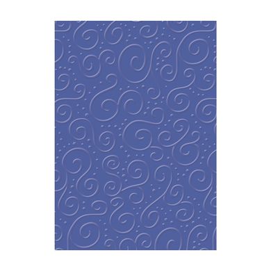 Папір з тисненням Мілан, 21x31 см, 220г/м², синій, Heyda
