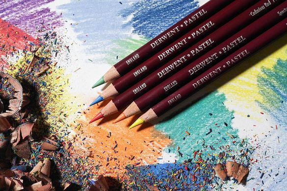 Набор пастельных карандашей Pastel Pencils, в металлической коробке, 24 штуки, Derwent
