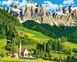 Картина за номерами Будиночок в Альпах, 40x50 см, Brushme BS21692 зображення 1 з 3