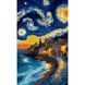 Картина за номерами з алмазною мозаїкою SANTI Небо і море, 30x50 см 4823091925542 зображення 1 з 3