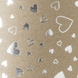 Крафт-картон для дизайна Сердца А4, 21х29,7 см, 220г/м², серебряный, Heyda 4005329146060 фото 2 с 2