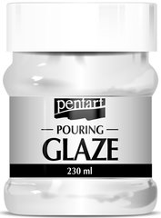 Лак фінішний Pouring glaze, прозорий, 230 мл, Pentart