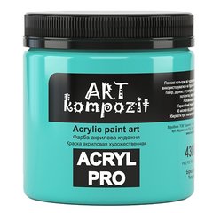 Акриловая краска ART Kompozit, бирюзовый (430), 430 мл