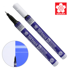 Маркер Pen-Touch Голубой, ультрафиолетовый, тонкий (EXTRA FINE) 0.7мм, Sakura