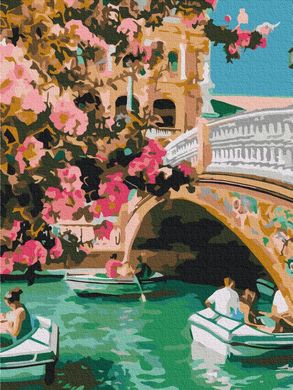 Картина по номерам Весенняя Венеция, 30х40 см, Brushme