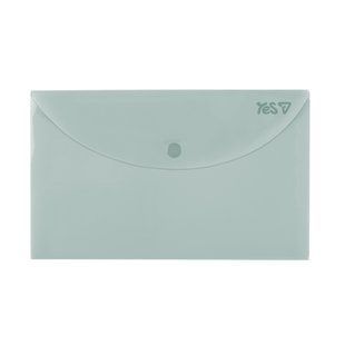 Папка-конверт Yes Fusion Turquoise, B6, на кнопке