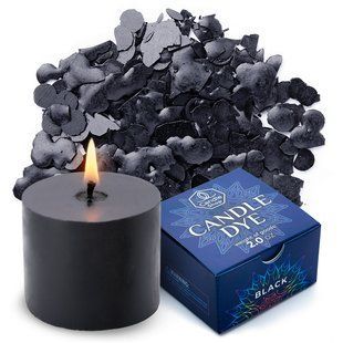 Барвник CANDLE SHOP, ЧОРНИЙ, для виготовлення свічок, пластівці, 57 г., Alexes