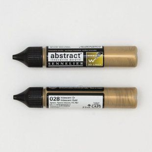 Линер акриловый Abstract 3D, 27 мл, Золотой, Sennelier