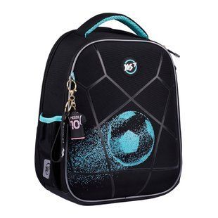 Рюкзак шкільний, каркасний H-100 My Ball, чорний, Yes