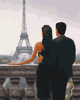 Картина за номерами Бажаний Париж, 40x50 см, Brushme