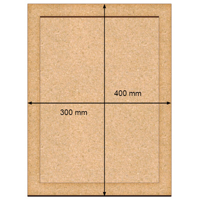 Артборд Прямокутник, 30х40 см, Fabrika Decoru