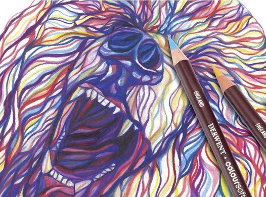 Олівець кольоровий Coloursoft (С100), Трояндовий, Derwent