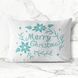 Трафарет многоразовый Merry Christmas с пуансеттией, №235, XL, 30х30 см, Fabrika Decoru PM-FDTRL 235-FD фото 3 с 3