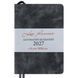 Щоденник діловий Leo Planner Case, A5, датований 2027 роком, інтегральна обкладинка, сірий, 368 сторінок 5056574484031 зображення 1 з 6