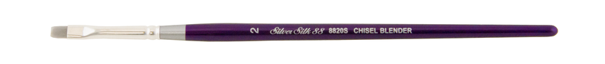 Пензель Silver Brush 8820S Silver Silk 88 Chisel Blender синтетика плоска №2