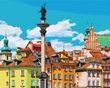 Картина по номерам Замковая площадь Варшава, 40х50 см, Brushme