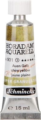 Краска акварельная Schmincke Horadam Aquarell 15 мл Shire Yellow 931 супергрануляция
