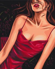 Картина за номерами Спокусливий червоний ©Alla Berezovska, 40х50 см, Brushme