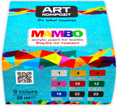 Набор красок художественных ART Kompozit "Mambo" 9х20 мл