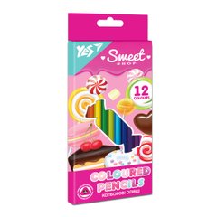 Набір кольорових олівців Sweet cream, 12 кольорів, YES