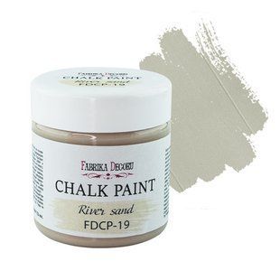 Крейдяна фарба Chalk Paint Річковий пісок, 150 мл, Fabrika Decoru