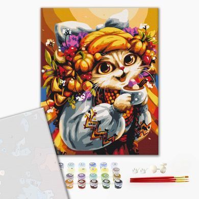 Картина по номерам Сентябрьская кошка &copy; Марианна Пащук, 40х50 см, Brushme