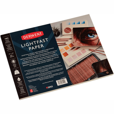 Альбом-склейка для малюнка Lightfast, 30,5x41 см, 300 г/м2, 20 аркушів, Derwent