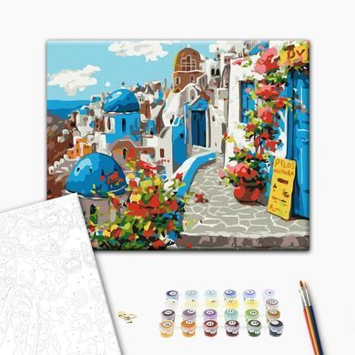 Картина за номерами Літо Санторіні, 40x50 см, Brushme