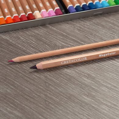 Набір кольорових олівців, MEGACOLOR, 36 штук, металева коробка, Cretacolor