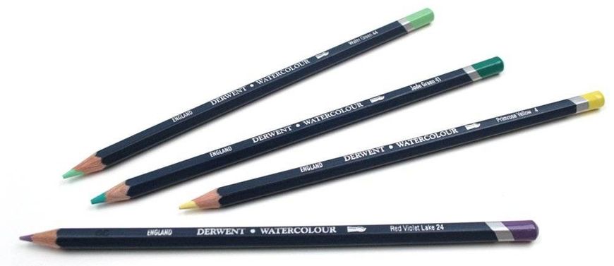 Набір акварельних олівців Watercolour, 24 штуки, металева коробка, Derwent