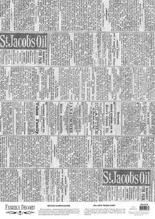 Веллум з малюнком The New York Times, А3, 29,7х42 см, 90 г/м&sup2;, аркуш, Fabrika Decoru