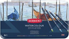 Набор акварельных карандашей Watercolour, 36 штук, металлическая коробка, Derwent