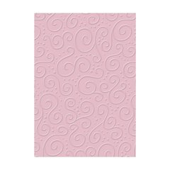 Бумага с тиснением Милан, 21x31 см, 220г/м², розовая, Heyda