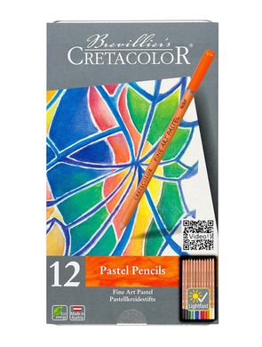 Набір пастельних олівців, Fine Art Pastel, 12 штук, металева коробка, Cretacolor