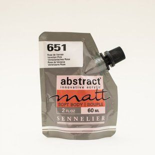 Фарба акрилова Sennelier Abstract, Рожевий венеціанський №651, 60 мл, дой-пак, матова