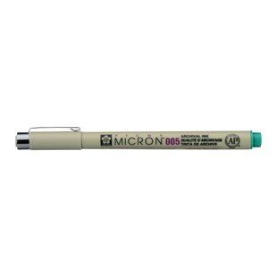 Лайнер PIGMA Micron (0.05), 0,2 мм, Зеленый, Sakura