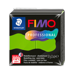 Пластика Professional, зеленая светлая, 57 г, Fimo